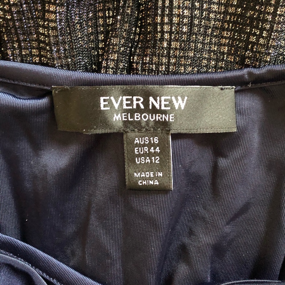 Ever New Metallic Draped Mini Dress - Picture 5 of 5
